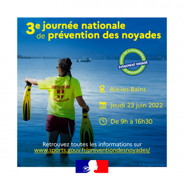Image de présentation de la 3ème journée nationale de prévention des noyades