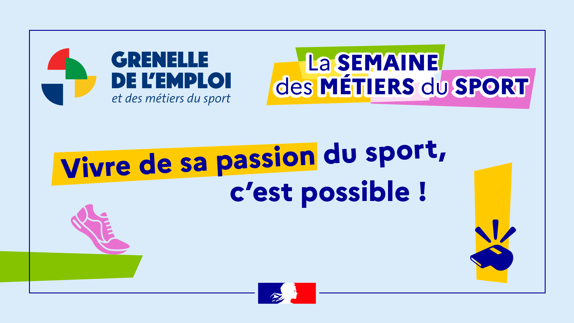 Visuel Semaine des métiers du sport