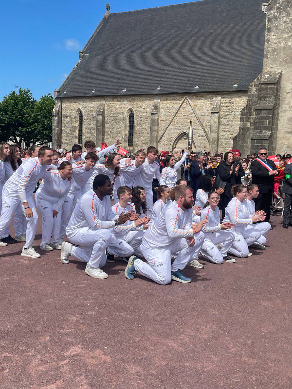Relais collectif de la flamme olympique "jeunes engagés" - 31 mai 2024