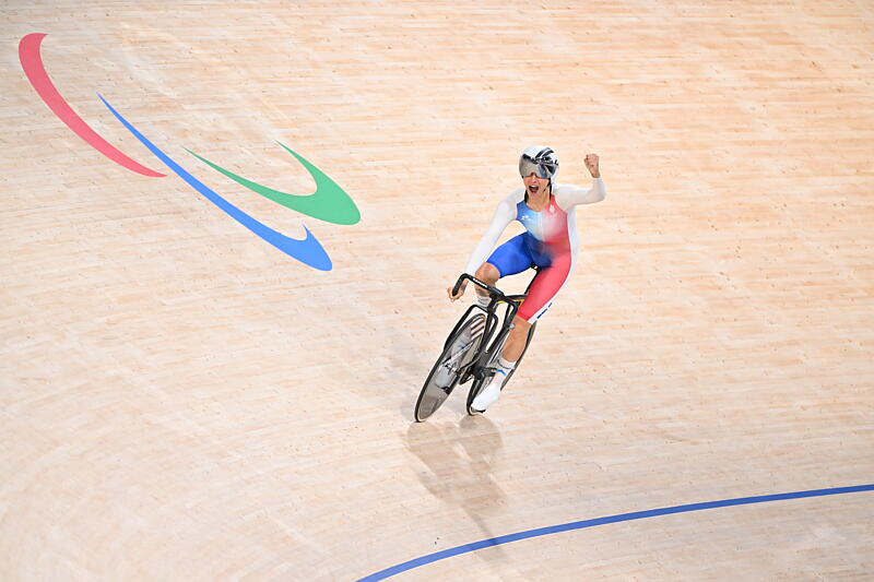 Marie Patouillet (para cyclisme), médaillée d’argent sur 500 m C4-C5