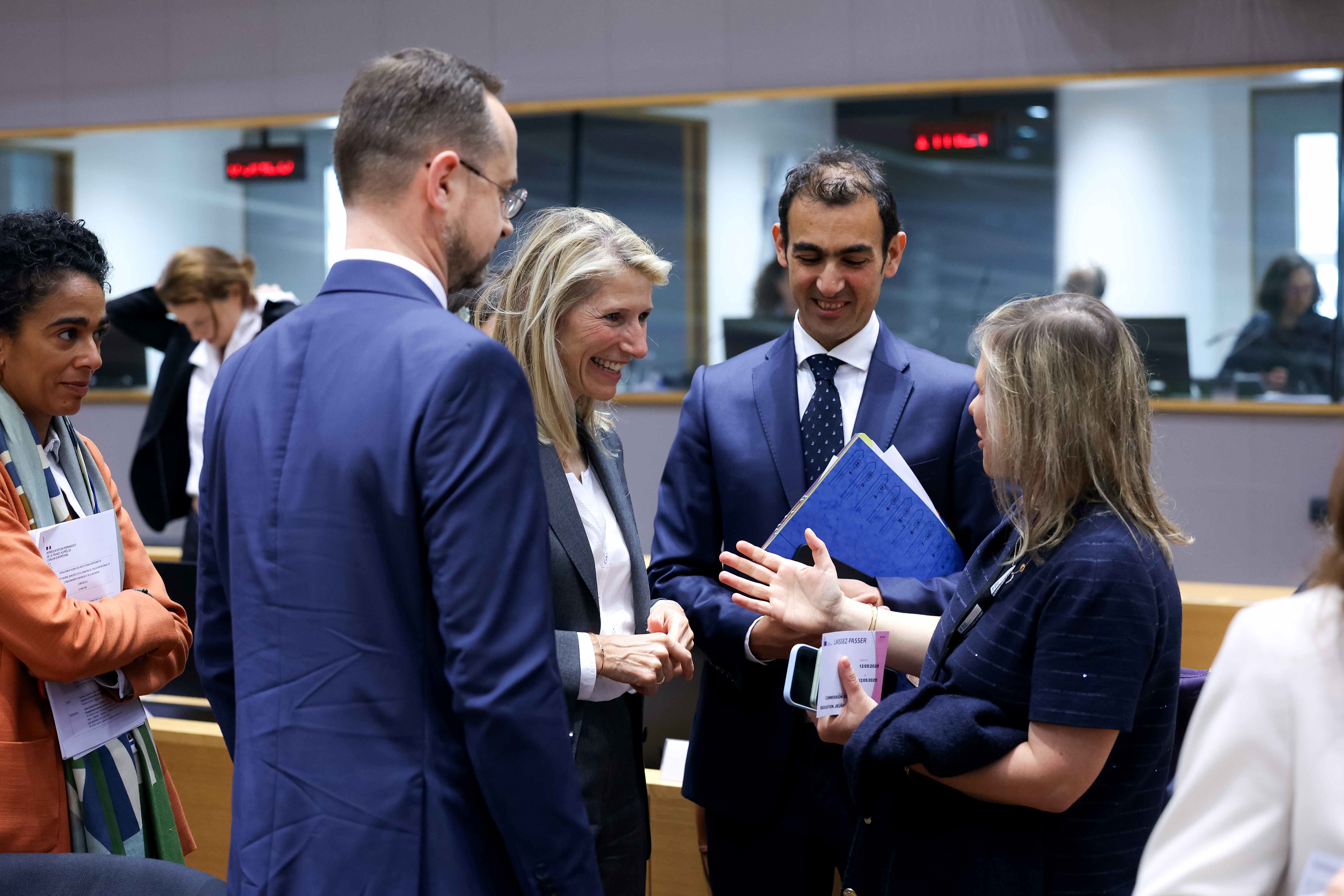 Marie Barsacq au conseil des ministres européens