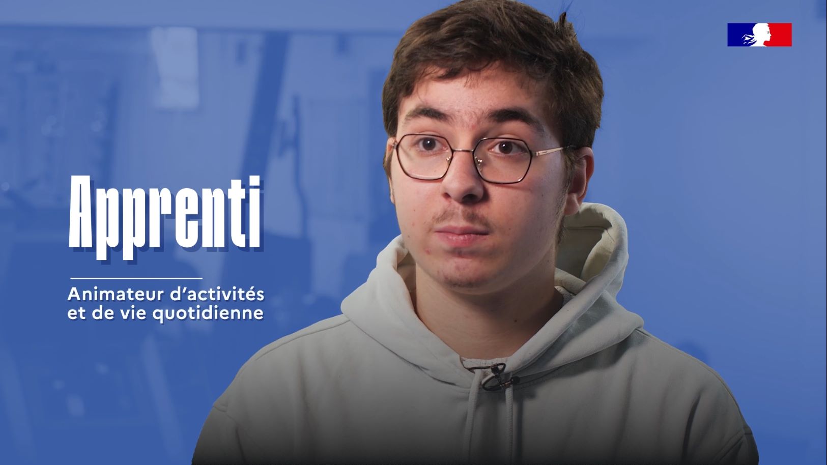 Image de la vidéo de témoignage d'un apprenti à l'apprentissage des métiers du sport