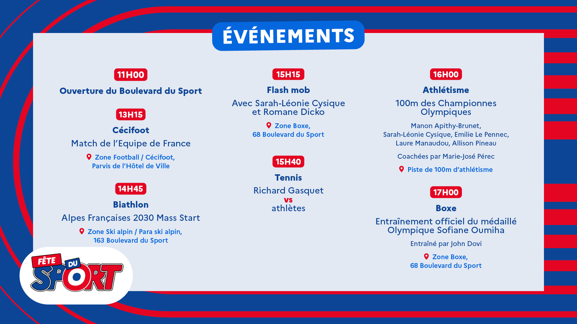 événements  