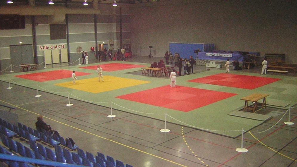 Competition-de-judo-avec-5-aires-de-combats