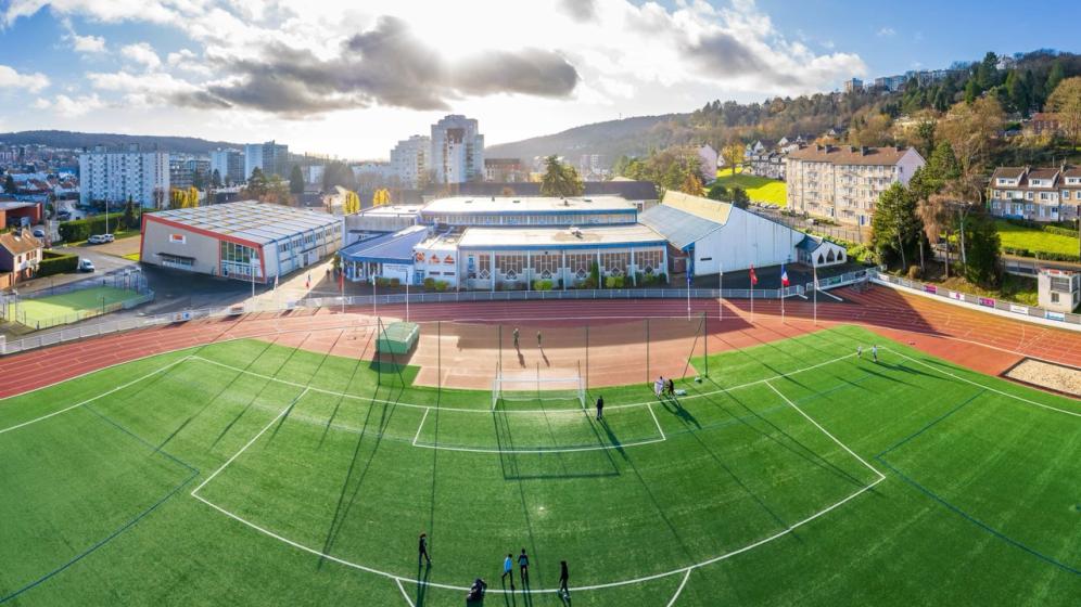 VueAerienneStadeGymnases