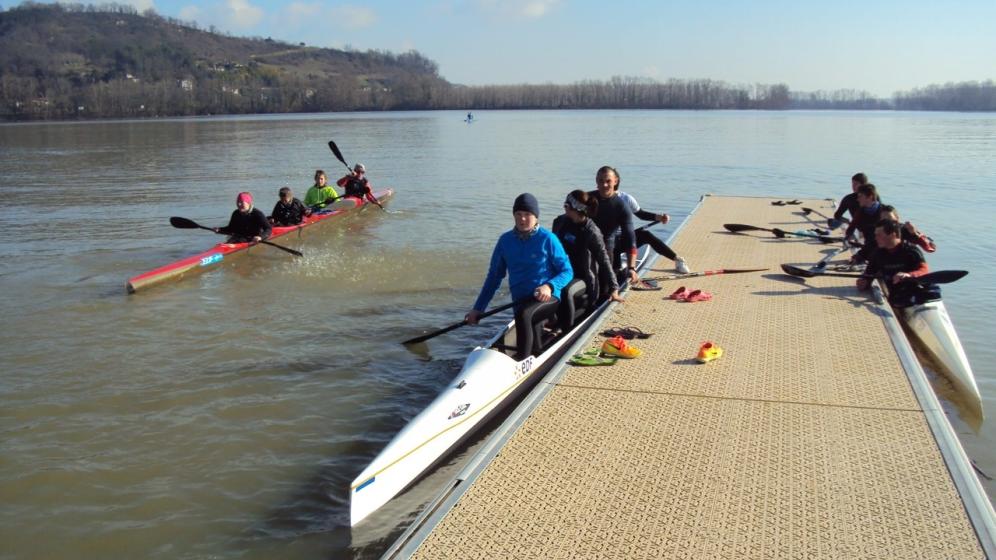 canoe-ponton