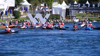 Image d'un championnat de canoë-kayak