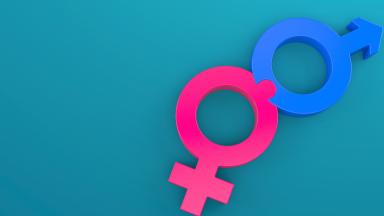 Image de la transidentité avec les symboles homme et femme