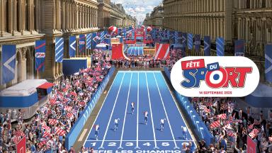Illustration Fête du Sport événement parisien sur la rue de Rivoli