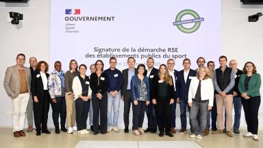 Signature de la démarche RSE des établissements sportifs à l'INSEP
