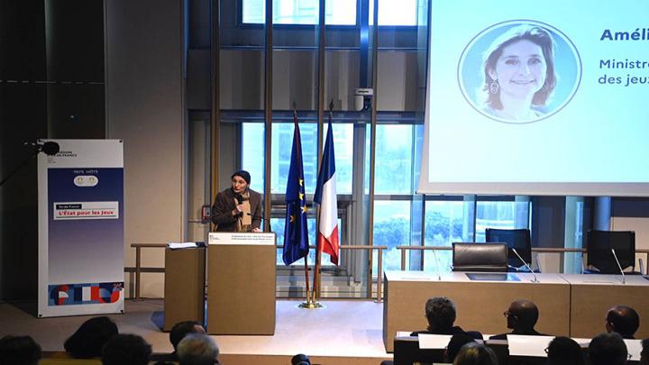 Amélie Oudéa-Castéra, Lancement vitrophanie JOP à la préfecture de région Ile de France