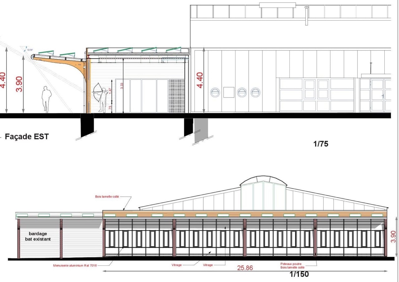 Plan-des-facades-projet-archerie