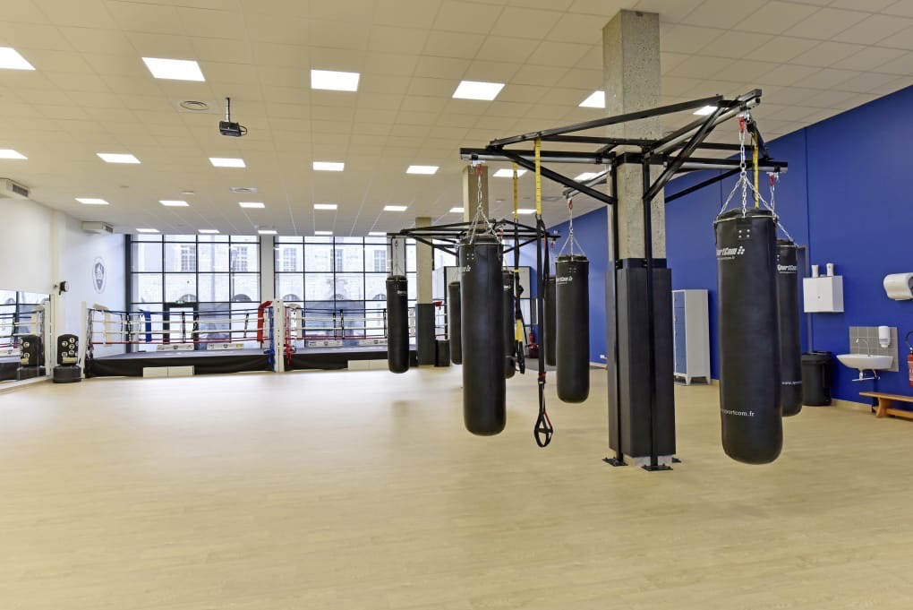 Salle-de-Boxe-sacs-de-frappe