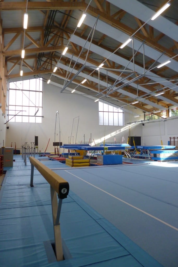 Praticable-trampoline