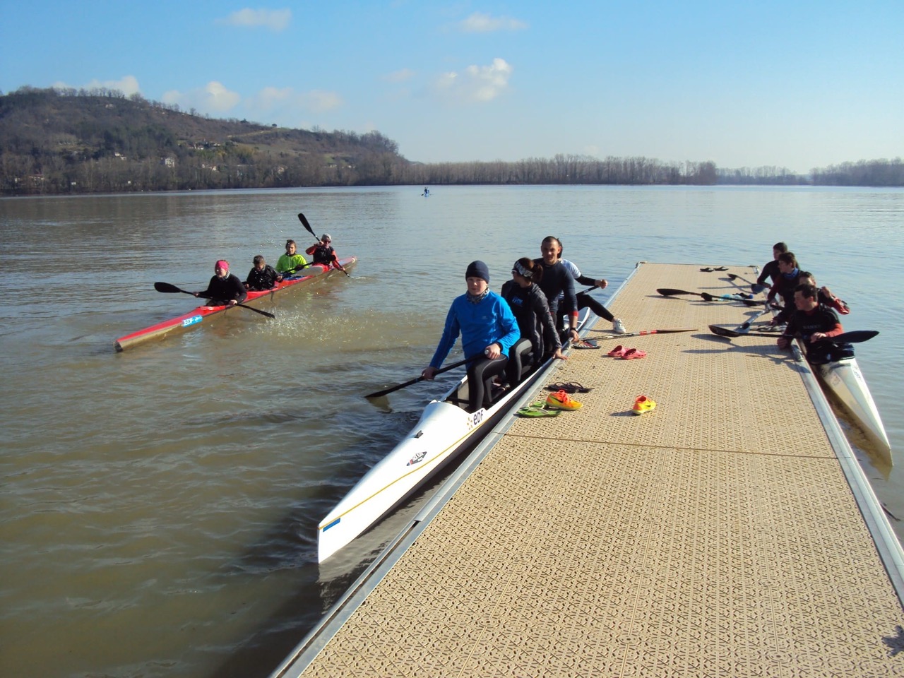 canoe-ponton